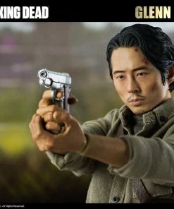 Promo ⌛ Glenn Rhee Deluxe Version Sixth Scale Figure By Threezero The Walking Dead ❤️ 19 Glenn Rhee Deluxe Version Sixth Scale Figure By Threezero The Walking Dead