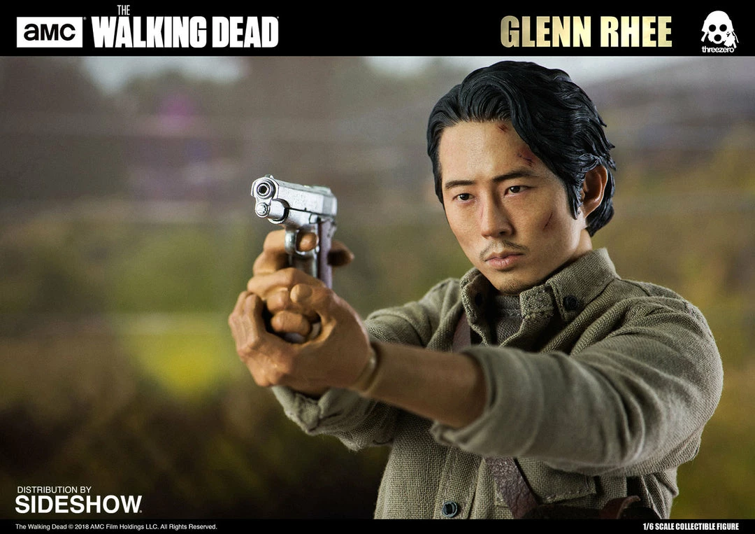 Promo ⌛ Glenn Rhee Deluxe Version Sixth Scale Figure By Threezero The Walking Dead ❤️ 7 Glenn Rhee Deluxe Version Sixth Scale Figure By Threezero The Walking Dead