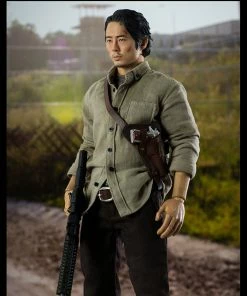 Promo ⌛ Glenn Rhee Deluxe Version Sixth Scale Figure By Threezero The Walking Dead ❤️ 20 Glenn Rhee Deluxe Version Sixth Scale Figure By Threezero The Walking Dead
