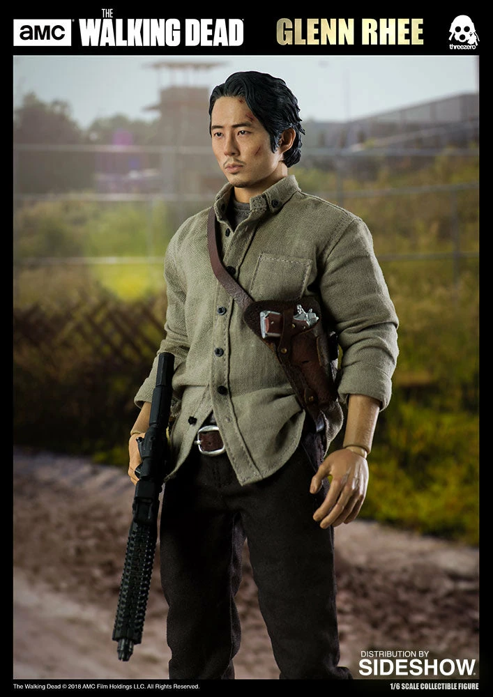 Promo ⌛ Glenn Rhee Deluxe Version Sixth Scale Figure By Threezero The Walking Dead ❤️ 8 Glenn Rhee Deluxe Version Sixth Scale Figure By Threezero The Walking Dead