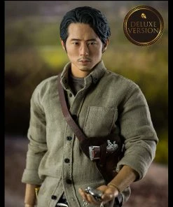 Promo ⌛ Glenn Rhee Deluxe Version Sixth Scale Figure By Threezero The Walking Dead ❤️ 21 Glenn Rhee Deluxe Version Sixth Scale Figure By Threezero The Walking Dead