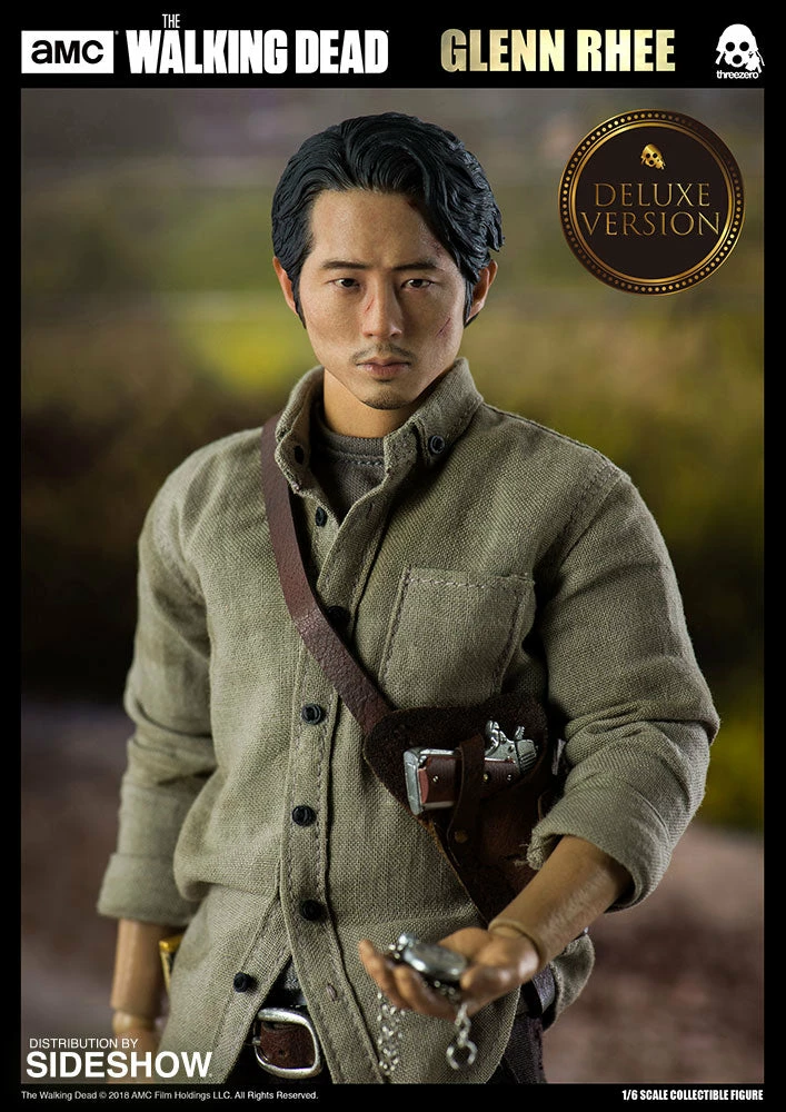 Promo ⌛ Glenn Rhee Deluxe Version Sixth Scale Figure By Threezero The Walking Dead ❤️ 9 Glenn Rhee Deluxe Version Sixth Scale Figure By Threezero The Walking Dead