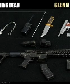 Promo ⌛ Glenn Rhee Deluxe Version Sixth Scale Figure By Threezero The Walking Dead ❤️ 24 Glenn Rhee Deluxe Version Sixth Scale Figure By Threezero The Walking Dead