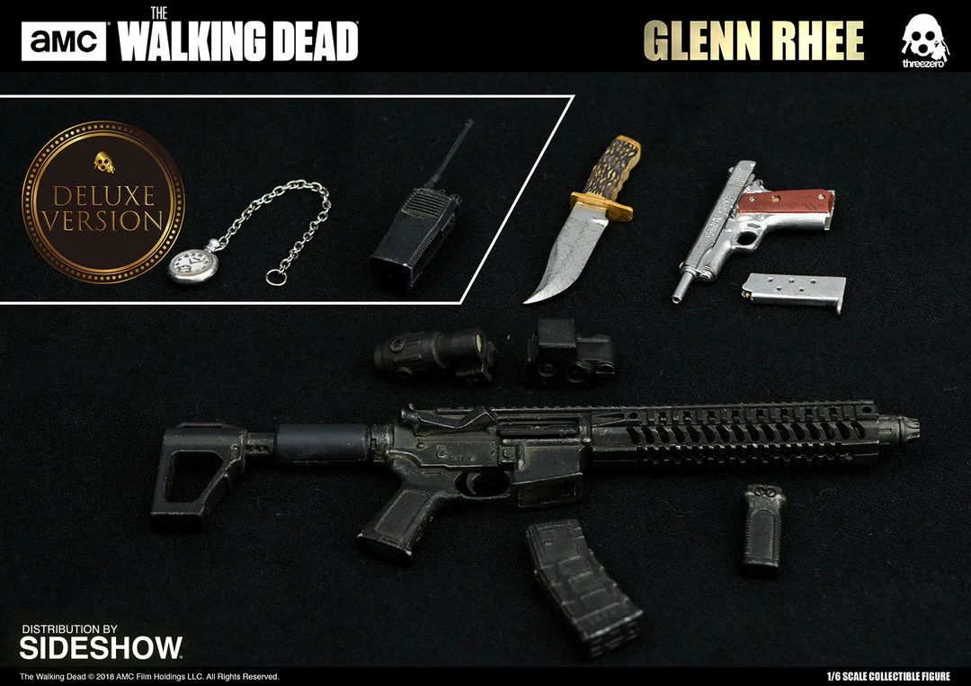 Promo ⌛ Glenn Rhee Deluxe Version Sixth Scale Figure By Threezero The Walking Dead ❤️ 12 Glenn Rhee Deluxe Version Sixth Scale Figure By Threezero The Walking Dead