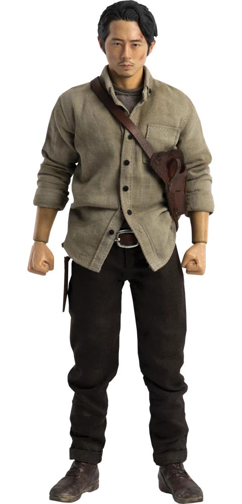 Promo ⌛ Glenn Rhee Deluxe Version Sixth Scale Figure By Threezero The Walking Dead ❤️ 13 Glenn Rhee Deluxe Version Sixth Scale Figure By Threezero The Walking Dead