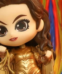 Golden Armor Wonder Woman Collectible Figure By Hot Toys Wonder Woman 1984 - Cosbaby(S) Series