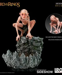 SIDESHOW COLLECTIBLES Gollum Deluxe 1:10 Scale Statue By Iron Studios The Lord Of The Rings - Art Scale 1:10 Sideshow