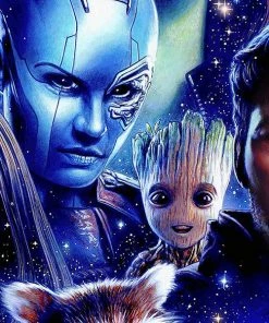 Hot Pop Cultures Store Art Work Murals & Prints Guardians Of The Galaxy Vol. 2 Fine Art Print By Artist Tsuneo Sanda. Art Print By Sideshow Collectibles