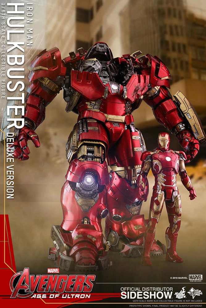 Brand new ✔️ Hulkbuster Deluxe Version Sixth Scale Figure By Hot Toys Avengers: Age Of Ultron - Movie Masterpiece Series Avengers Earth's Heroes ❤️ 6 Hulkbuster Deluxe Version Sixth Scale Figure By Hot Toys Avengers: Age Of Ultron - Movie Masterpiece Series Avengers Earth's Heroes