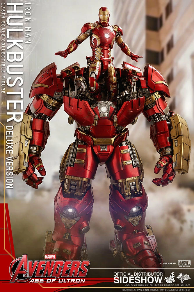 Brand new ✔️ Hulkbuster Deluxe Version Sixth Scale Figure By Hot Toys Avengers: Age Of Ultron - Movie Masterpiece Series Avengers Earth's Heroes ❤️ 7 Hulkbuster Deluxe Version Sixth Scale Figure By Hot Toys Avengers: Age Of Ultron - Movie Masterpiece Series Avengers Earth's Heroes