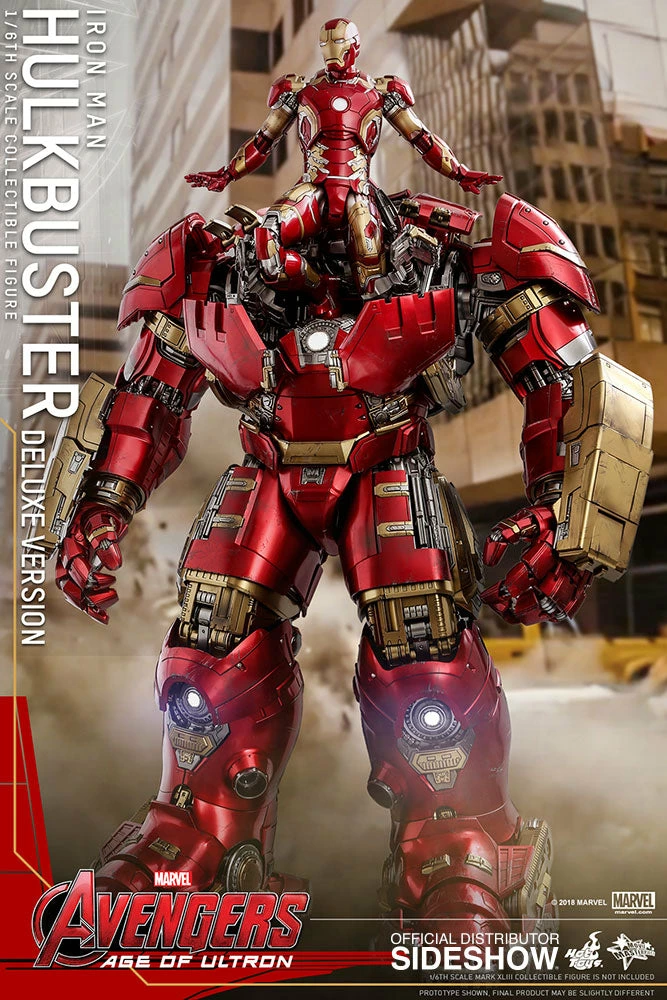Brand new ✔️ Hulkbuster Deluxe Version Sixth Scale Figure By Hot Toys Avengers: Age Of Ultron - Movie Masterpiece Series Avengers Earth's Heroes ❤️ 8 Hulkbuster Deluxe Version Sixth Scale Figure By Hot Toys Avengers: Age Of Ultron - Movie Masterpiece Series Avengers Earth's Heroes