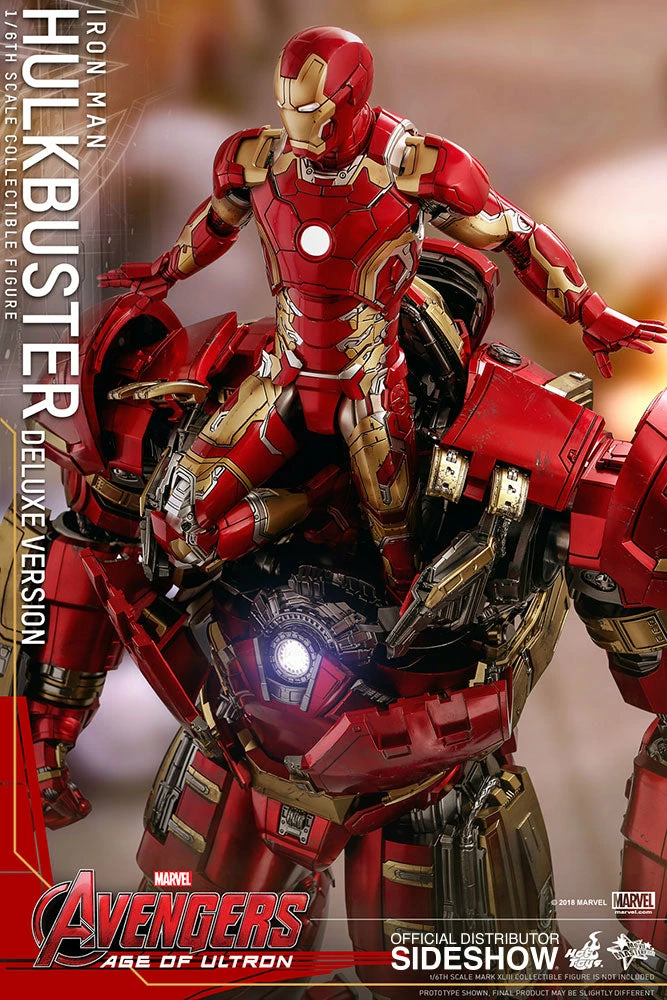 Brand new ✔️ Hulkbuster Deluxe Version Sixth Scale Figure By Hot Toys Avengers: Age Of Ultron - Movie Masterpiece Series Avengers Earth's Heroes ❤️ 9 Hulkbuster Deluxe Version Sixth Scale Figure By Hot Toys Avengers: Age Of Ultron - Movie Masterpiece Series Avengers Earth's Heroes