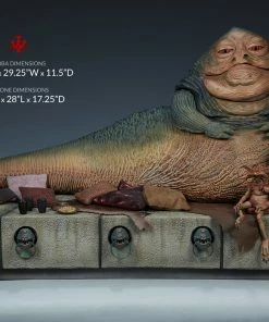 Wholesale 🤩 Sideshow Collectibles Jabba The Hutt And Throne Deluxe Sixth Scale Figure 😍 42 Sideshow Collectibles Jabba The Hutt And Throne Deluxe Sixth Scale Figure