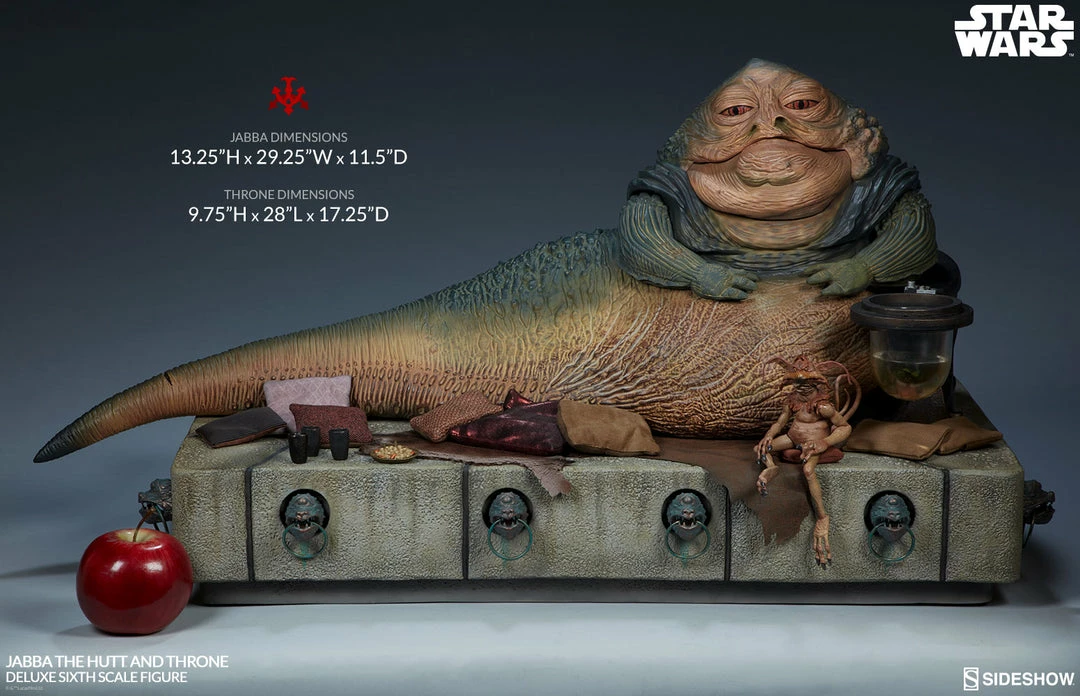 Wholesale 🤩 Sideshow Collectibles Jabba The Hutt And Throne Deluxe Sixth Scale Figure 😍 11 Sideshow Collectibles Jabba The Hutt And Throne Deluxe Sixth Scale Figure