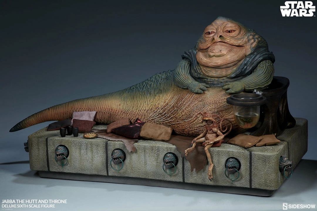 Wholesale 🤩 Sideshow Collectibles Jabba The Hutt And Throne Deluxe Sixth Scale Figure 😍 12 Sideshow Collectibles Jabba The Hutt And Throne Deluxe Sixth Scale Figure
