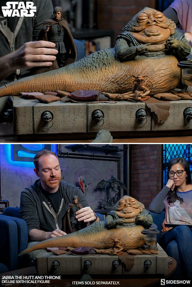 Wholesale 🤩 Sideshow Collectibles Jabba The Hutt And Throne Deluxe Sixth Scale Figure 😍 32 Sideshow Collectibles Jabba The Hutt And Throne Deluxe Sixth Scale Figure