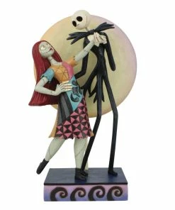SIDESHOW COLLECTIBLES Jack And Sally Romance Figurine By Enesco, LLC Disney Traditions - The Nightmare Before Christmas - A Moonlit Dance NEW