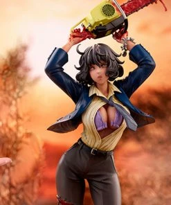 Leatherface Chainsaw Dance Statue By Kotobukiya Bishoujo Series - 1:7 Scale Texas Chainsaw Massacre