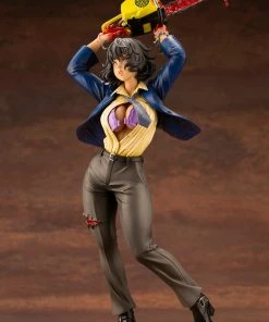 Leatherface Chainsaw Dance Statue By Kotobukiya Bishoujo Series - 1:7 Scale Texas Chainsaw Massacre