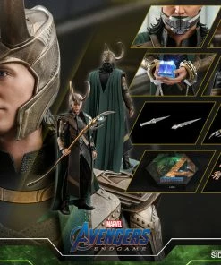 Loki Sixth Scale Figure By Hot Toys Movie Masterpiece Series - Avengers: Endgame