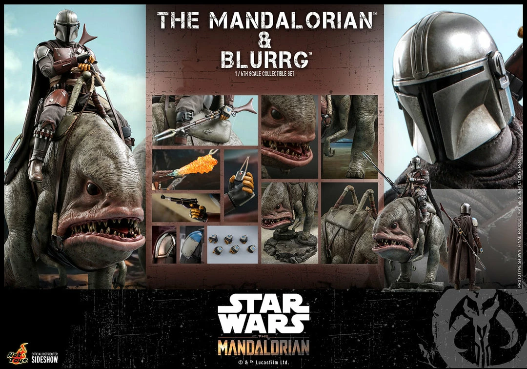 Outlet š Hot Toys Sixth Scale Collectible Figures Mandalorian⢠& Blurrg⢠Sixth Scale Figure Set āļø 15 Hot Toys Sixth Scale Collectible Figures Mandalorian⢠& Blurrg⢠Sixth Scale Figure Set
