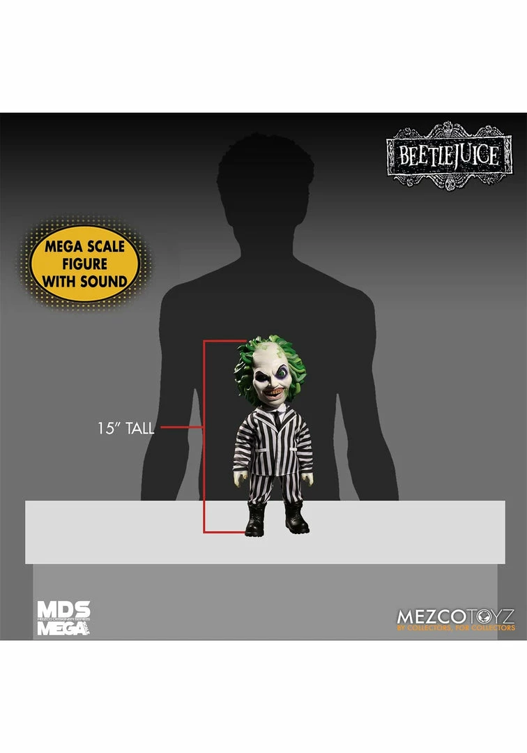 Wholesale π€© Fun.com Mezco Designer Series Mega Scale Talking Beetlejuice Doll π 5 Fun.com Mezco Designer Series Mega Scale Talking Beetlejuice Doll