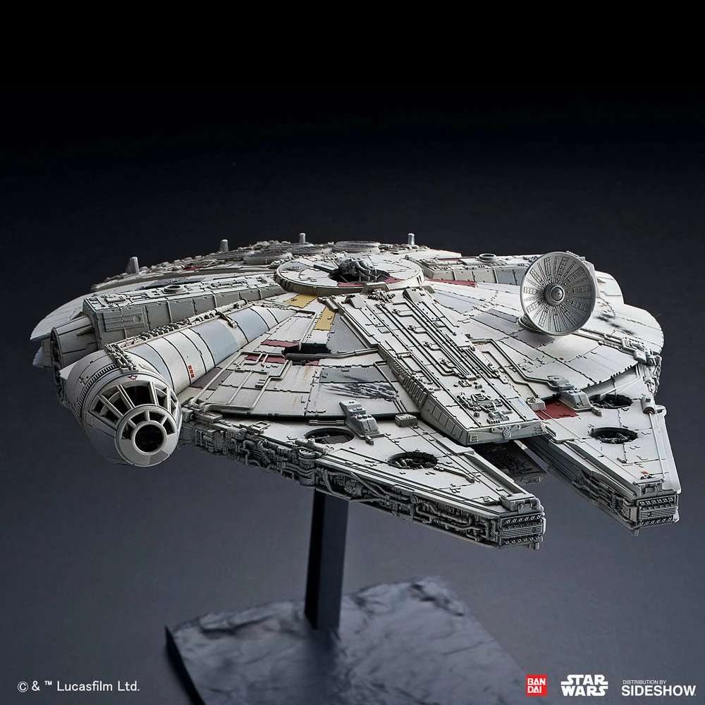 New 𧨠Star Wars Millennium Falcon (Rise Of Skywalker Version) Model Kit By Bandai π 3 Star Wars Millennium Falcon (Rise Of Skywalker Version) Model Kit By Bandai