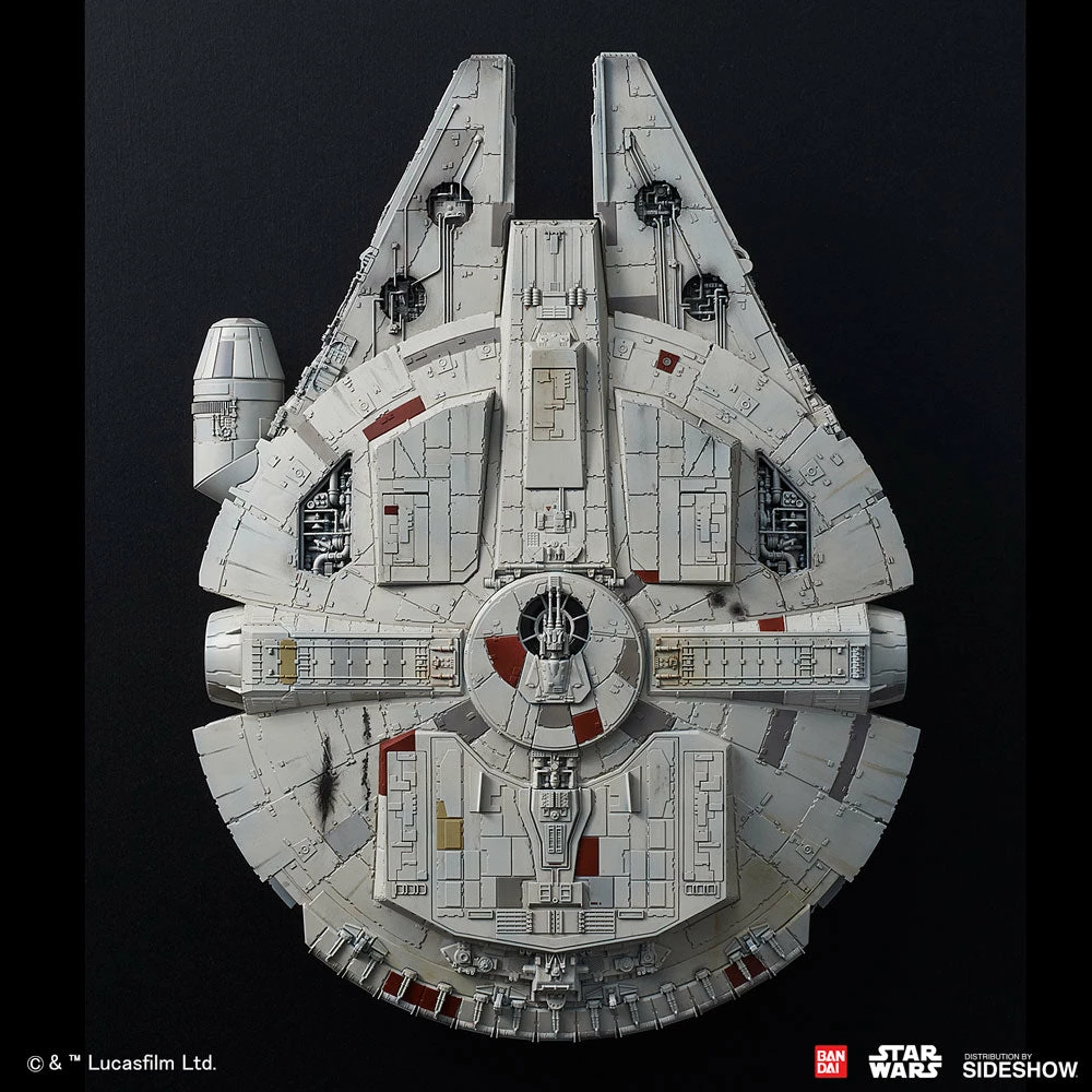 New 𧨠Star Wars Millennium Falcon (Rise Of Skywalker Version) Model Kit By Bandai π 5 Star Wars Millennium Falcon (Rise Of Skywalker Version) Model Kit By Bandai