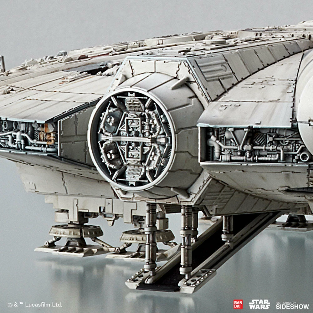 New 𧨠Star Wars Millennium Falcon (Rise Of Skywalker Version) Model Kit By Bandai π 11 Star Wars Millennium Falcon (Rise Of Skywalker Version) Model Kit By Bandai