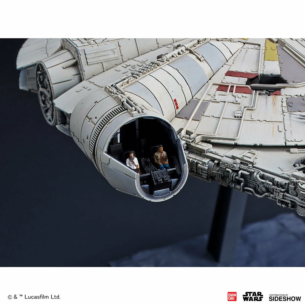 New 𧨠Star Wars Millennium Falcon (Rise Of Skywalker Version) Model Kit By Bandai π 12 Star Wars Millennium Falcon (Rise Of Skywalker Version) Model Kit By Bandai