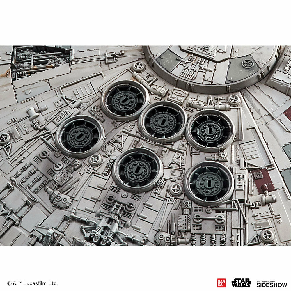 New 𧨠Star Wars Millennium Falcon (Rise Of Skywalker Version) Model Kit By Bandai π 13 Star Wars Millennium Falcon (Rise Of Skywalker Version) Model Kit By Bandai