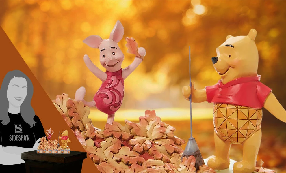 Best Sale π Pooh And Piglet Fall Figurine By Enesco, LLC Disney Traditions - Jumping Into Fall π 1 Pooh And Piglet Fall Figurine By Enesco, LLC Disney Traditions - Jumping Into Fall
