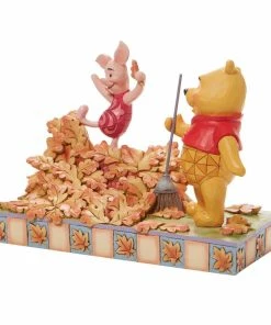 Best Sale π Pooh And Piglet Fall Figurine By Enesco, LLC Disney Traditions - Jumping Into Fall π 9 Pooh And Piglet Fall Figurine By Enesco, LLC Disney Traditions - Jumping Into Fall