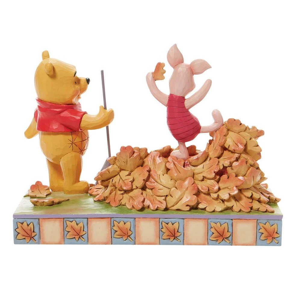 Best Sale π Pooh And Piglet Fall Figurine By Enesco, LLC Disney Traditions - Jumping Into Fall π 2 Pooh And Piglet Fall Figurine By Enesco, LLC Disney Traditions - Jumping Into Fall