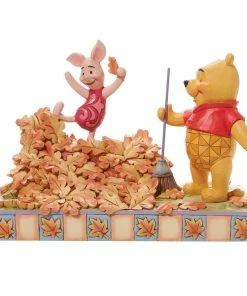 Best Sale π Pooh And Piglet Fall Figurine By Enesco, LLC Disney Traditions - Jumping Into Fall π 10 Pooh And Piglet Fall Figurine By Enesco, LLC Disney Traditions - Jumping Into Fall