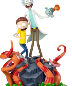 Rick And Morty Polystone Statue By Mondo Rick & Morty