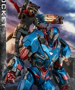 Avengers Earth's Heroes Rocket Sixth Scale Figure By Hot Toys Avengers: Endgame - Movie Masterpiece Series Guardians Of The Galaxy