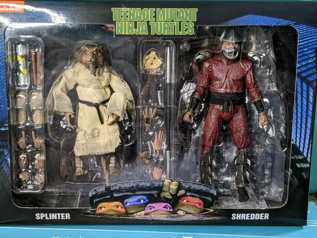 Deals π Teenage Mutant Ninja Turtles 1990 Movie β Splinter & Shredder By NECA Toys β 4 Teenage Mutant Ninja Turtles 1990 Movie β Splinter & Shredder By NECA Toys