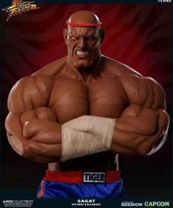 PCS Collectibles Sagat Victory Statue By PCS - Street Fighter