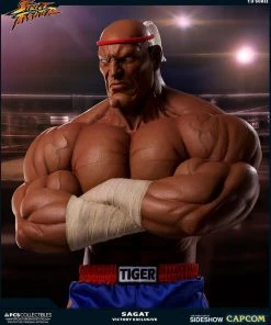 PCS Collectibles Sagat Victory Statue By PCS - Street Fighter