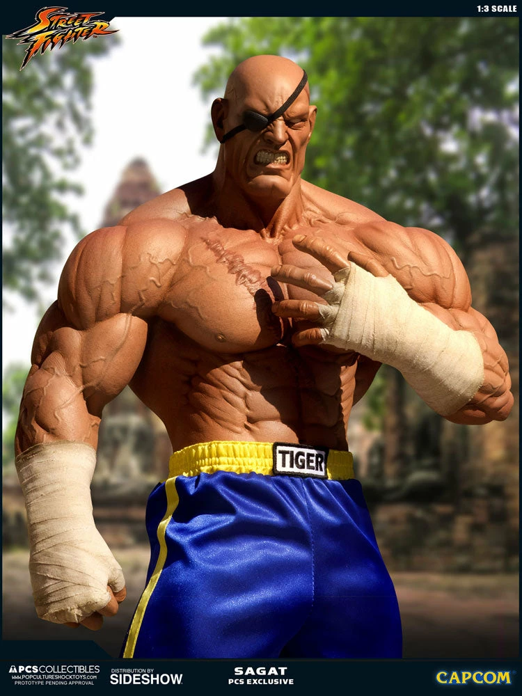 Outlet 𧨠PCS Collectibles Sagat Statue By PCS 1:3 Scale - Street Fighter π 11 PCS Collectibles Sagat Statue By PCS 1:3 Scale - Street Fighter