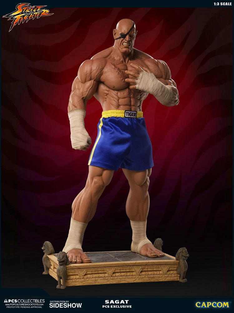 Outlet 𧨠PCS Collectibles Sagat Statue By PCS 1:3 Scale - Street Fighter π 13 PCS Collectibles Sagat Statue By PCS 1:3 Scale - Street Fighter