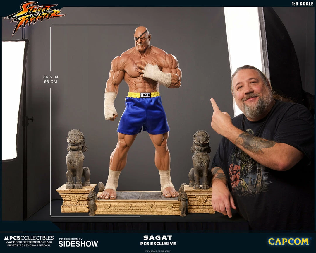 Outlet 𧨠PCS Collectibles Sagat Statue By PCS 1:3 Scale - Street Fighter π 19 PCS Collectibles Sagat Statue By PCS 1:3 Scale - Street Fighter