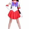 Halloweencostumes.com Sailor Moon: Sailor Mars Costume For Women Cosplay, Halloween Costumes