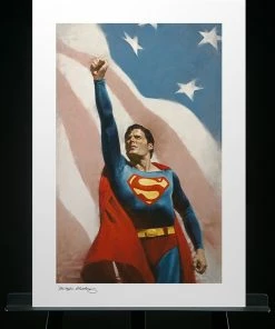 Art Work Murals & Prints Someone To Believe In Art Print By Sideshow Collectibles By Kristopher Meadows Sideshow Collectibles Superman