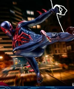 Sixth Scale Collectible Figures Spider-Man (Spider-Man 2099 Black Suit) Sixth Scale Figure By Hot Toys Video Game Masterpiece Series