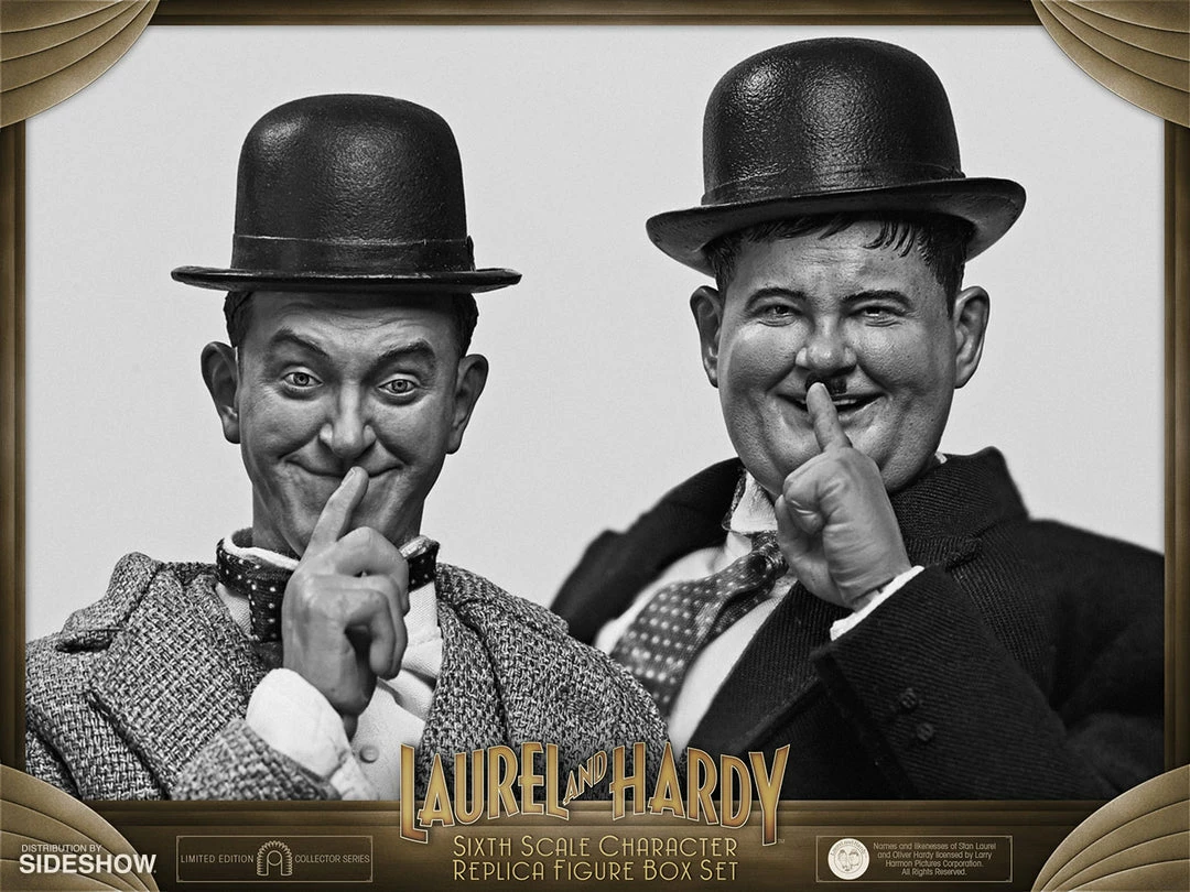 Outlet π₯° Sixth Scale Collectible Figures Stan Laurel And Oliver Hardy (Classic Suits) Box Set By BIG Chief Studios Replica Sixth Scale Figures π 2 Sixth Scale Collectible Figures Stan Laurel And Oliver Hardy (Classic Suits) Box Set By BIG Chief Studios Replica Sixth Scale Figures