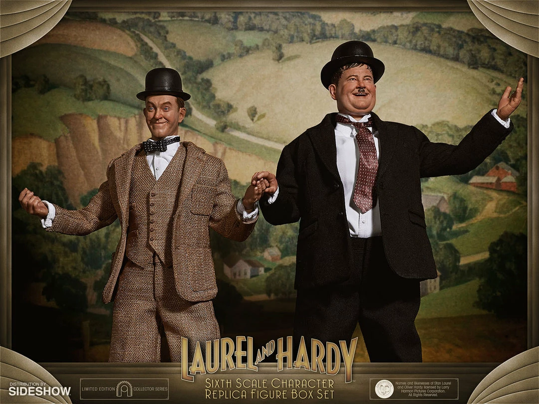 Outlet π₯° Sixth Scale Collectible Figures Stan Laurel And Oliver Hardy (Classic Suits) Box Set By BIG Chief Studios Replica Sixth Scale Figures π 5 Sixth Scale Collectible Figures Stan Laurel And Oliver Hardy (Classic Suits) Box Set By BIG Chief Studios Replica Sixth Scale Figures