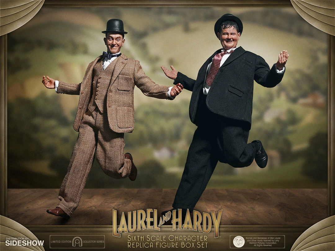 Outlet π₯° Sixth Scale Collectible Figures Stan Laurel And Oliver Hardy (Classic Suits) Box Set By BIG Chief Studios Replica Sixth Scale Figures π 8 Sixth Scale Collectible Figures Stan Laurel And Oliver Hardy (Classic Suits) Box Set By BIG Chief Studios Replica Sixth Scale Figures