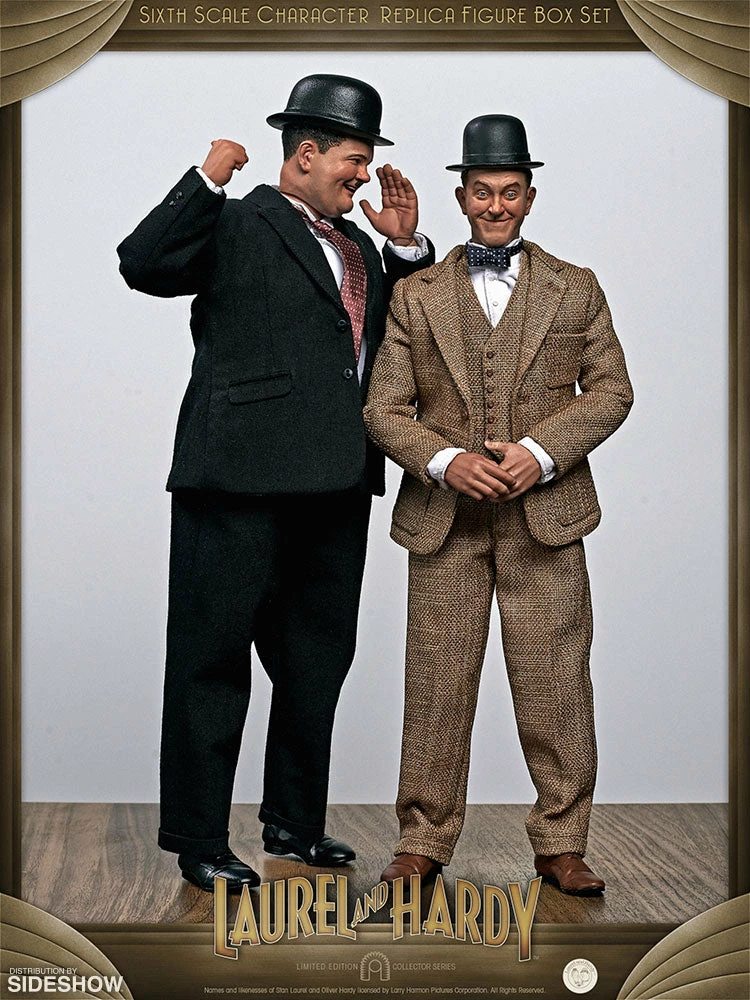Outlet π₯° Sixth Scale Collectible Figures Stan Laurel And Oliver Hardy (Classic Suits) Box Set By BIG Chief Studios Replica Sixth Scale Figures π 9 Sixth Scale Collectible Figures Stan Laurel And Oliver Hardy (Classic Suits) Box Set By BIG Chief Studios Replica Sixth Scale Figures
